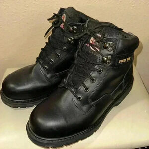 Brahma Steel Toe Work boots Size 10.5W